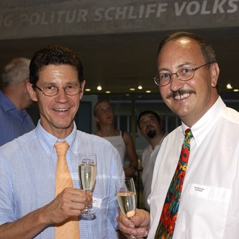 2003 DV: Jürg Lehni und Rolf Hostettler, Präsidenten FH SCHWEIZ