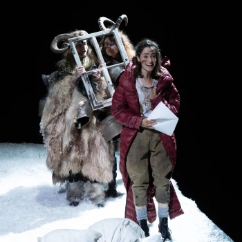 Anna Gomes spielte während eines Praktikums «Heidi» im Stadttheater Biel Solothurn. Foto: Konstantin Nazlamov