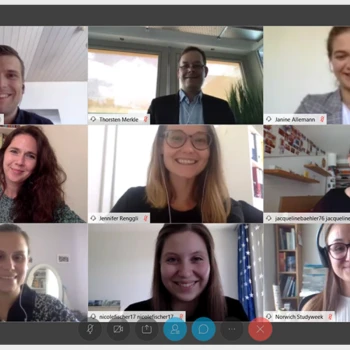 we had to conduct our research and business partner meetings virtually