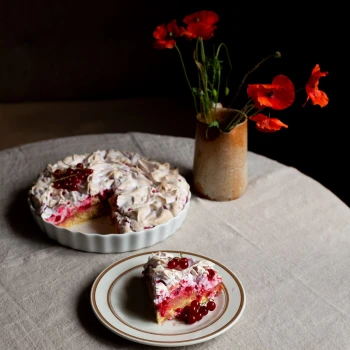 Johannisbeer-Meringue-Kuchen