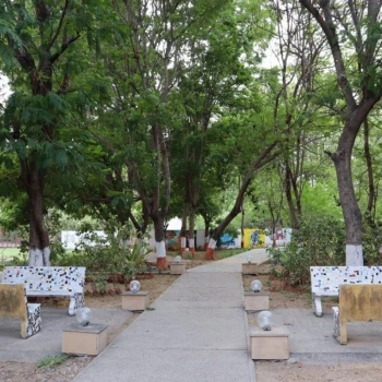 Der Park des MICA.