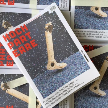 Das Circleg auf dem Cover vom Magazin Hochparterre