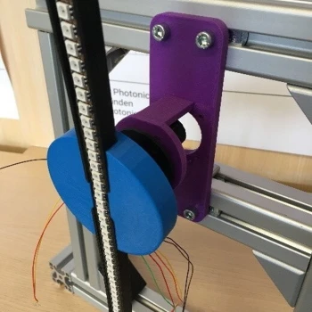 2. Mit LED-Leisten bestückter Propeller