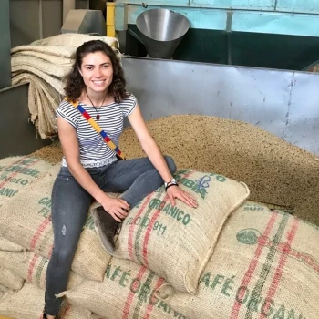 Maite will mit Wissen und Bildung über den Kaffee, die Qualität verbessern