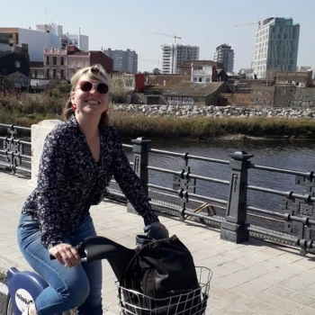 Sabina Plüss unterwegs: Valencia hat ein grosses Netz von Fahrradwegen und ein praktisches Fahrradleihsystem „valenbici“.