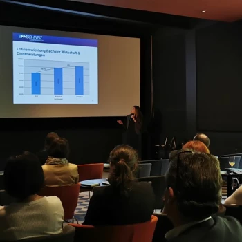 In Bern präsentierte ich die Resultate der FH-Lohnstudie