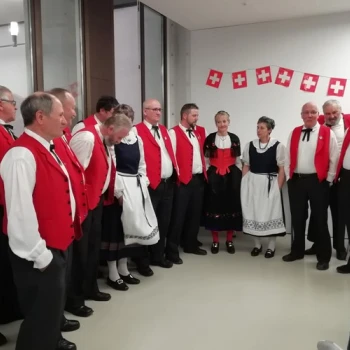 Die Mitglieder des Jodelclubs Calanda Chur