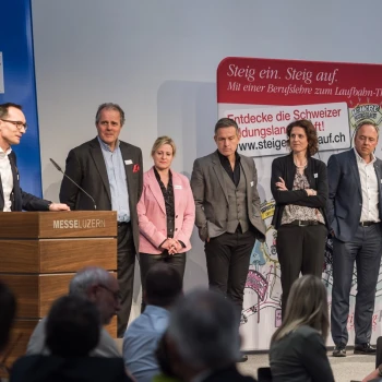 Die FH-Botschafter (Kurt Bucher, 2. von rechts)