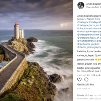 4. Der Leuchtturm Phare du Petit Minou mystisch eingefangen.