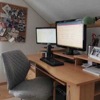Meinen Arbeitsplatz zu Hause