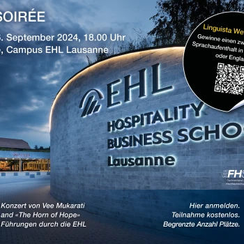 HES-Soirée am 06.09.2024 an der EHL in Lausanne
