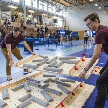 Aufbau der komplexen Infrastruktur des CYBATHLON - Es werden noch viele Helfer:innen gesucht!