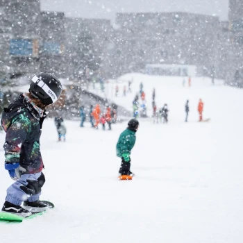 Un accès direct aux pistes pour le bonheur des petits et grands