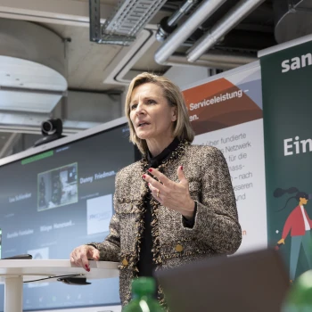 Simone de Montmollin, Nationalrätin und Präsidentin der USOE, Bild: Linda Pollari