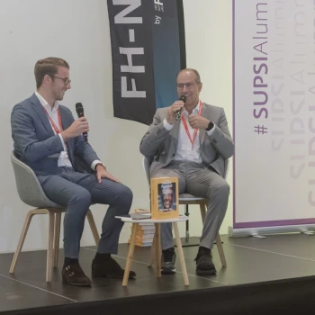 Andreas Schönenberger und Andri Silberschmidt im Gespräch