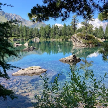 Larissa: Ob um die Ecke am Türlersee, im Wald an einem Bach oder auf dem Berg - Hauptsache Wasser.