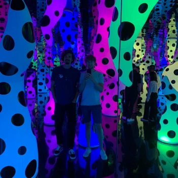 Lucca: Boston, Kollegen besuchen und durch Museen schlendern.