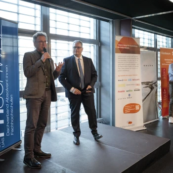 Hans-Jürg Rickenbacher (Beirat FH SCHWEIZ) & Michael Haefliger (Intendant Lucerne Festival)