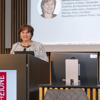Marina Carobbio Guscetti, Staatsrätin, Direktorin Departement für Bildung, Kultur und Sport, Kanton Tessin
