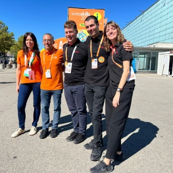 Für das Tessin im Einsatz u.a. Cora Veneziano sowie Andrea Muggiano inkl. SwissSkills Ambassadors