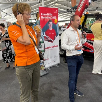 Corina Zingg als FH-Botschafter:in an den SwissSkills 2025