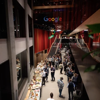 eindrückliche Räumlichkeiten von Google an der Europaallee. Foto: Matthias Pfammatter