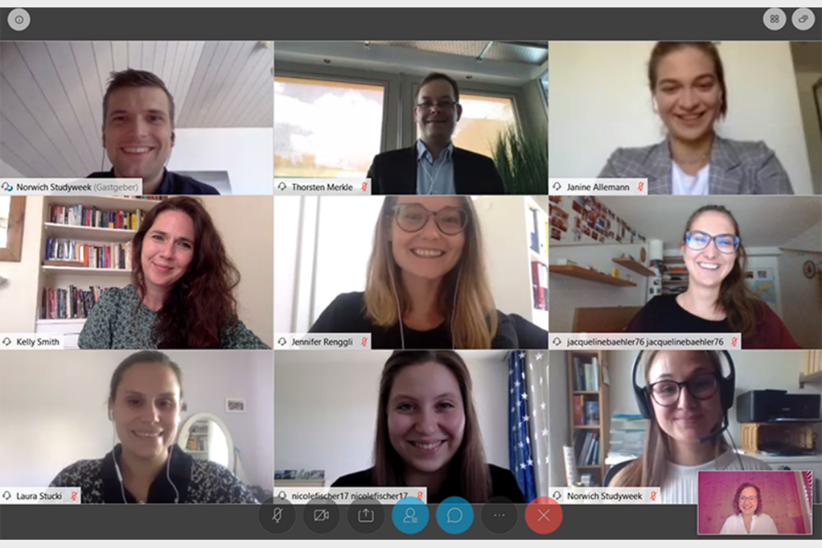 we had to conduct our research and business partner meetings virtually