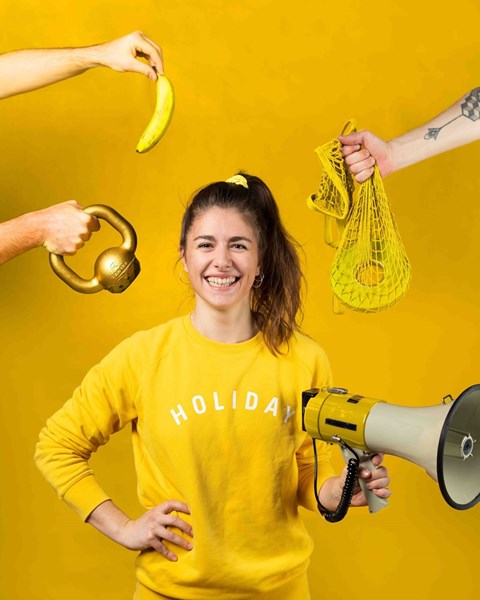 Sarah, die Geschichtenathletin