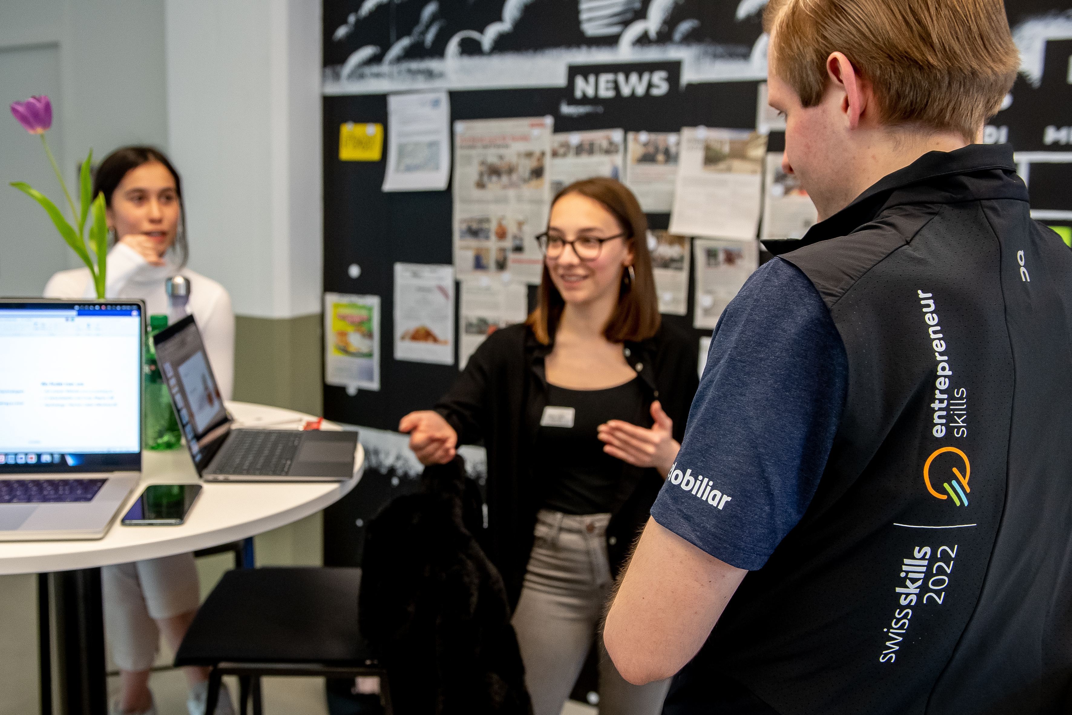 Jan Keim coacht ein Team am Selektionstag in Bern, Foto: Patric Spahni