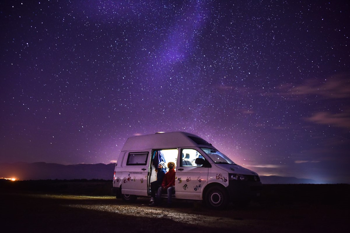 Einen solchen Sternenhimmel kann man nur bewundern, Bild: Dylan