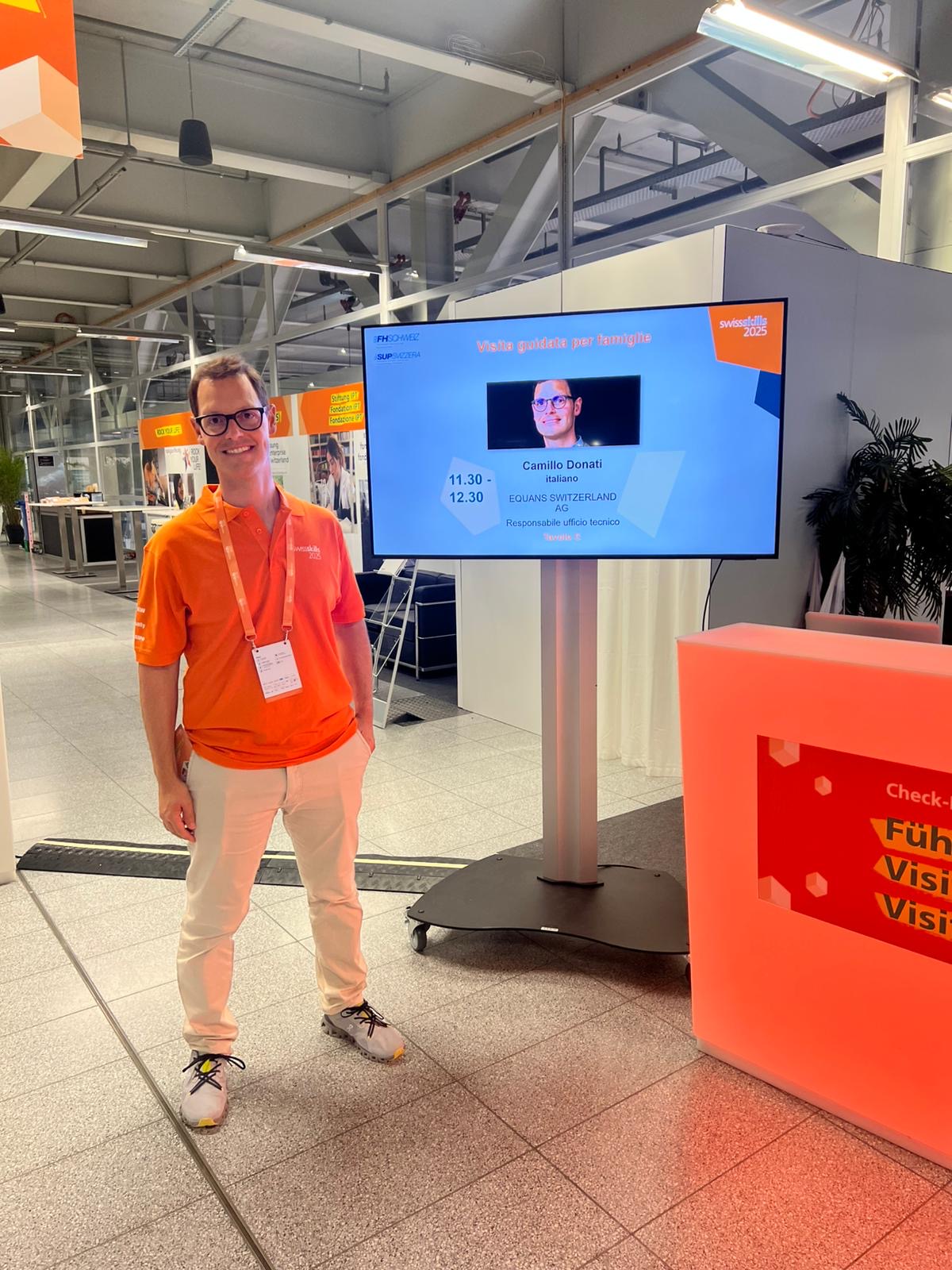 Camillo Donati hat eine italienische Führung für Familien durchgeführt