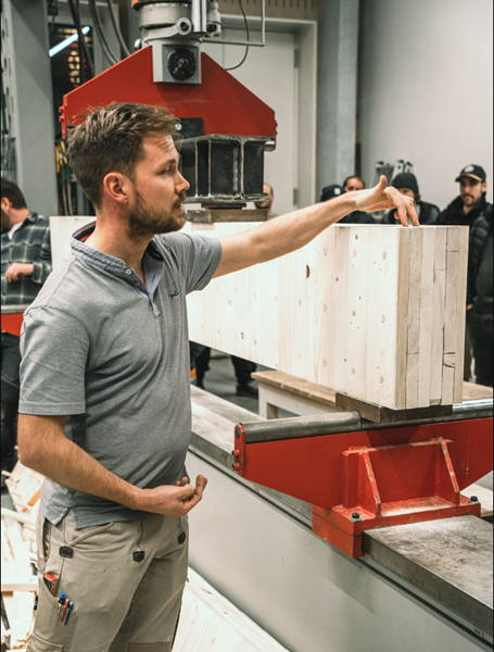 Bauen ohne Leim und Stahl? Das funk­tio­niert.