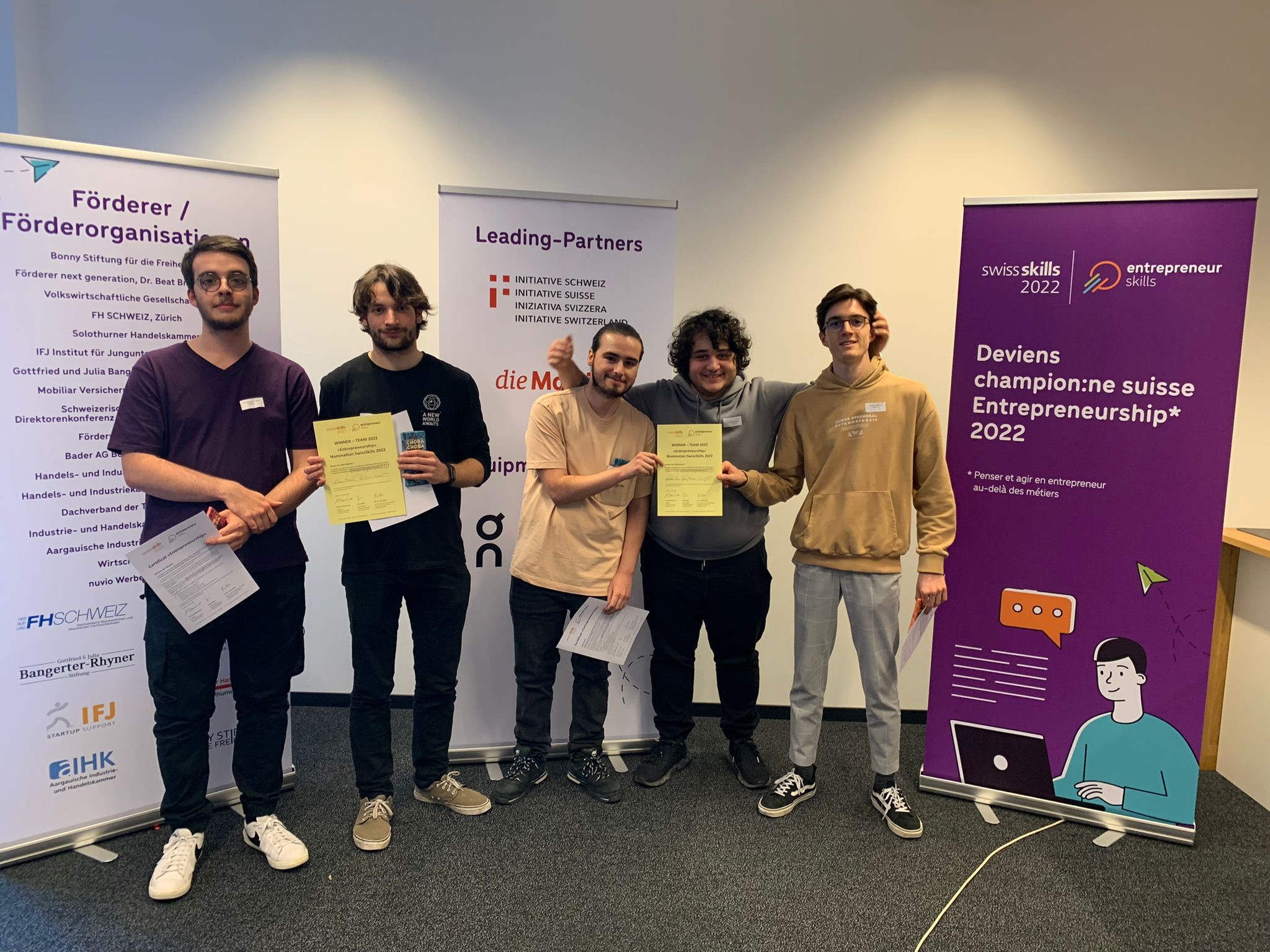 Die Siegerteams des Selektionstag in Lausanne