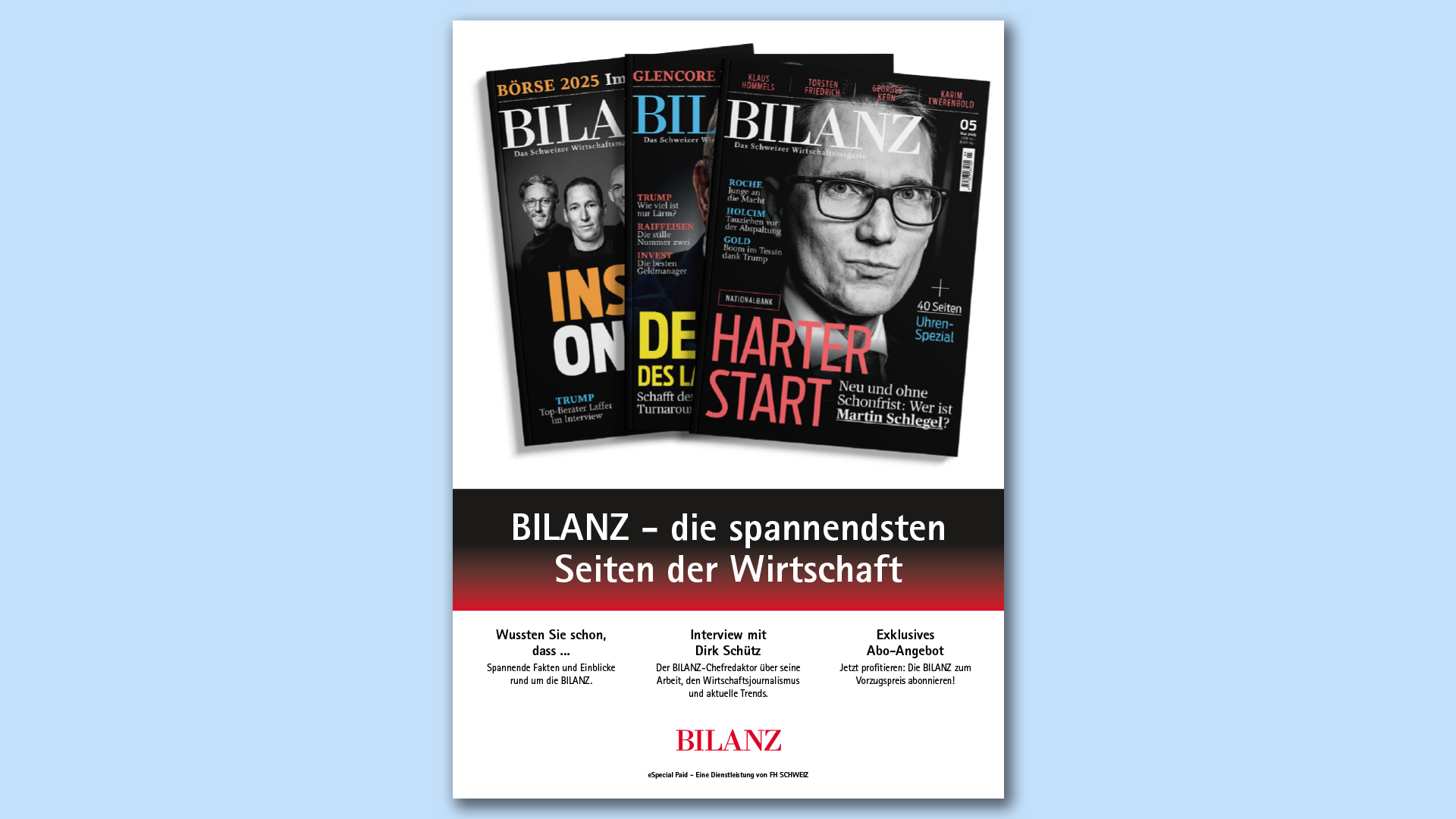 Download eSpecial «BILANZ» 