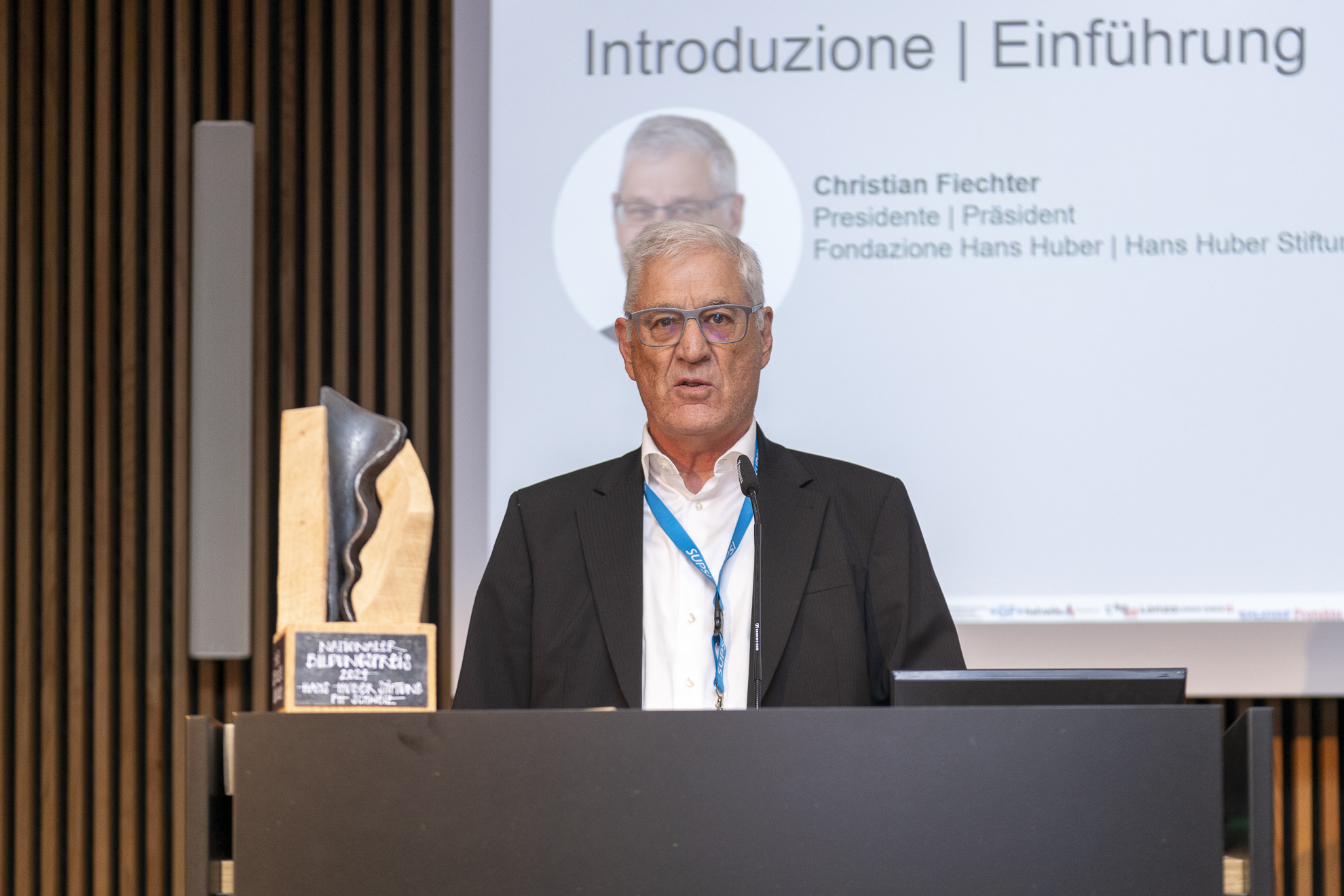 Christian Fiechter, Präsident, Hans Huber Stiftung