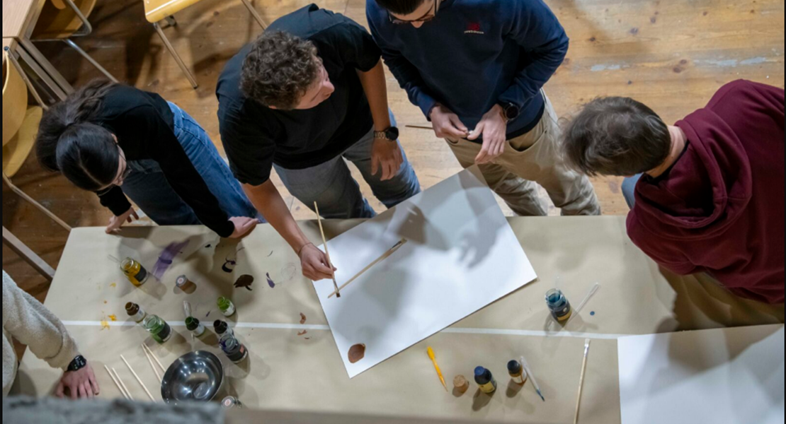 FHGR - Ein 10 Meter langes Bild entsteht FHGR - Ein 10 Meter langes Bild entsteht