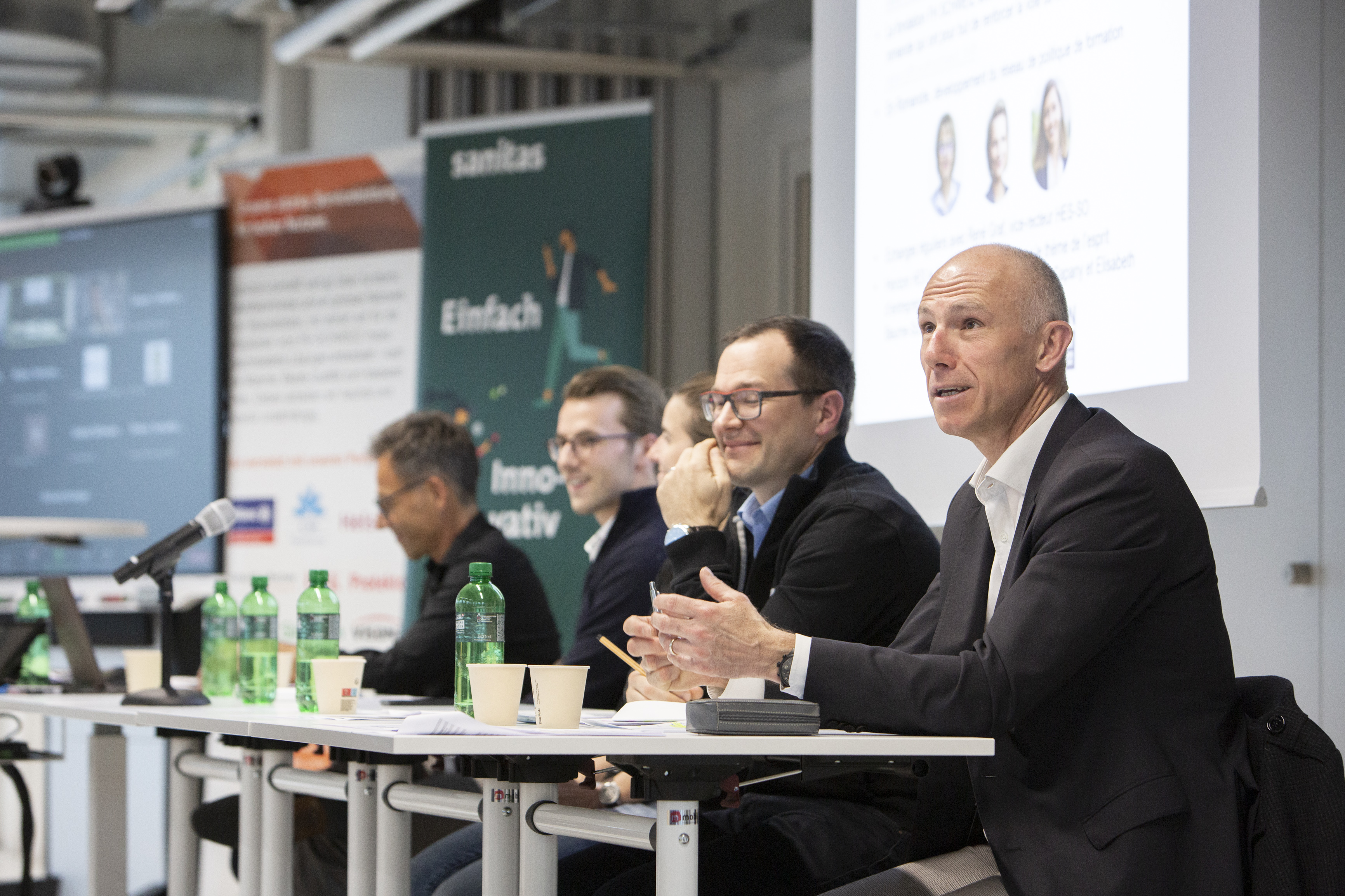 Vorstandsmitglied Lionel Salomon berichtet aus der Romandie, Bild: Linda Pollari