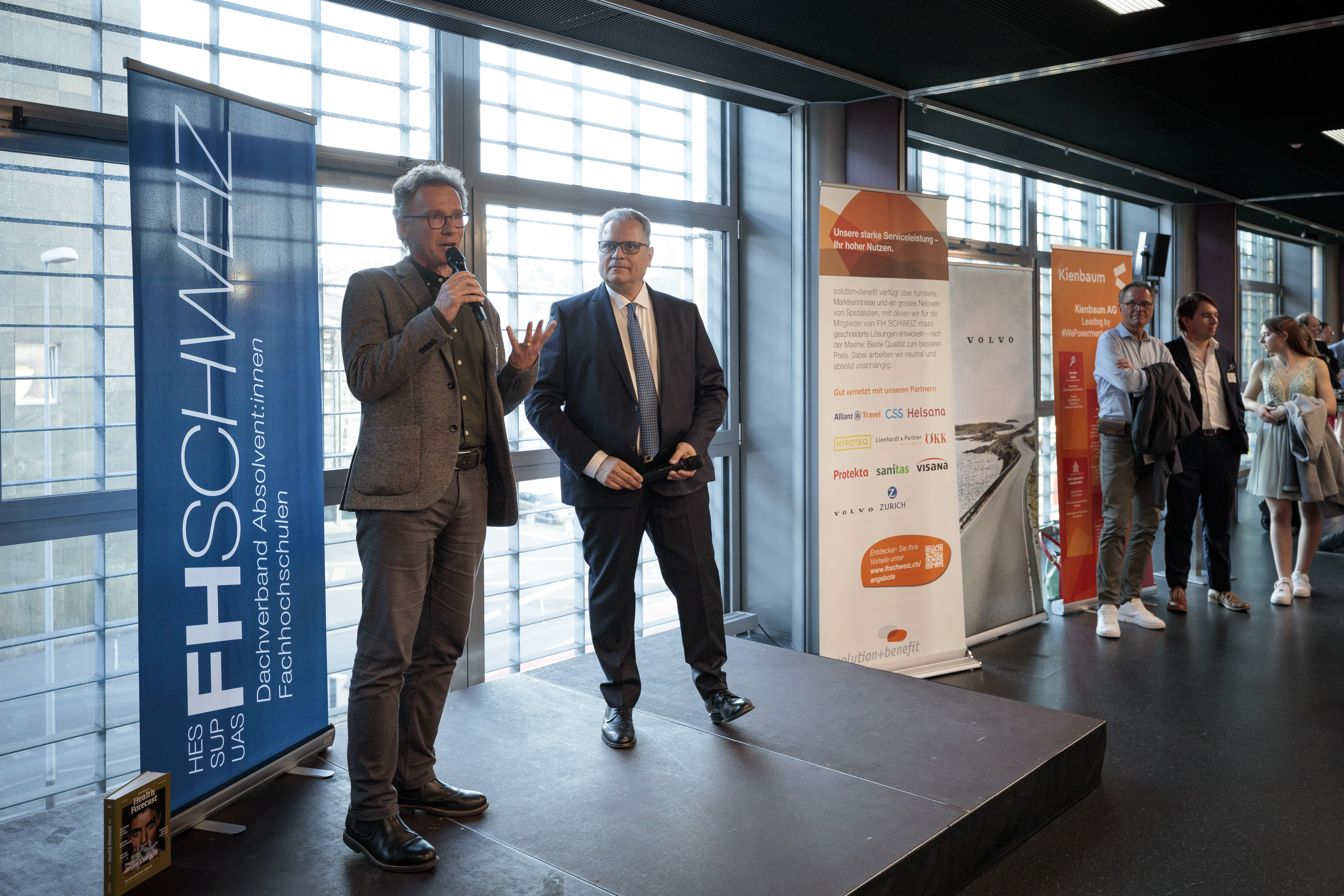Hans-Jürg Rickenbacher (Beirat FH SCHWEIZ) & Michael Haefliger (Intendant Lucerne Festival)