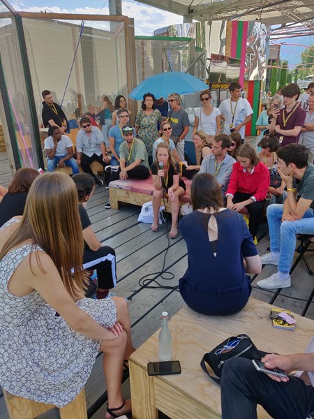 Marion Nyffenegger in Locarno bei Q&A