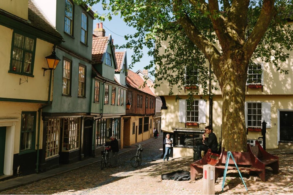 Foto von Norwich Cathedral Quarter (@norwichcq) auf Facebook.