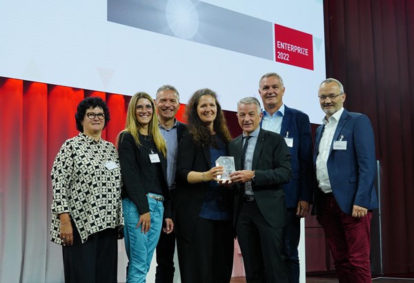 Auszeichnung für das Projekt "Unternehmerisches Denken und Handeln an Berufsfachschulen in der Schweiz" 