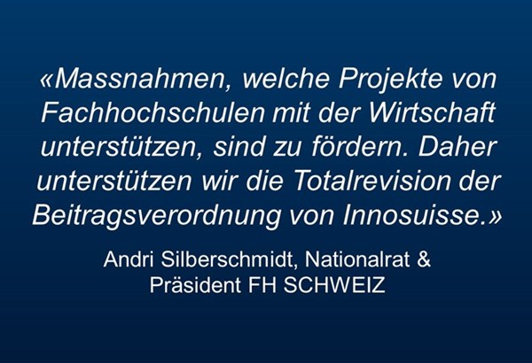 Mehr Handlungsspielraum und Flexibilität für Innosuisse Mehr Handlungsspielraum und Flexibilität für Innosuisse