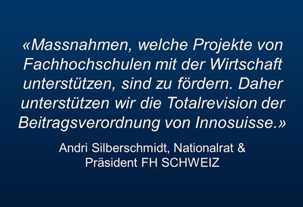 Mehr Handlungsspielraum und Flexibilität für Innosuisse 