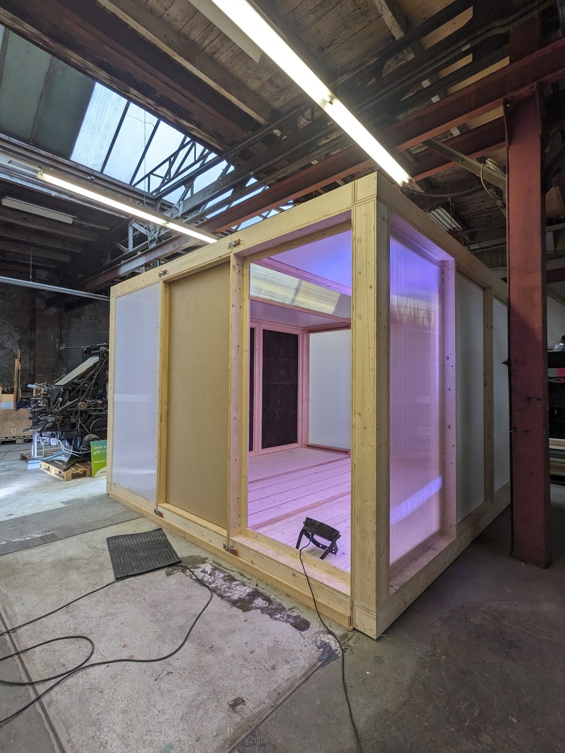 Modul mit verbauter Dämmung Modul mit verbauter Dämmung