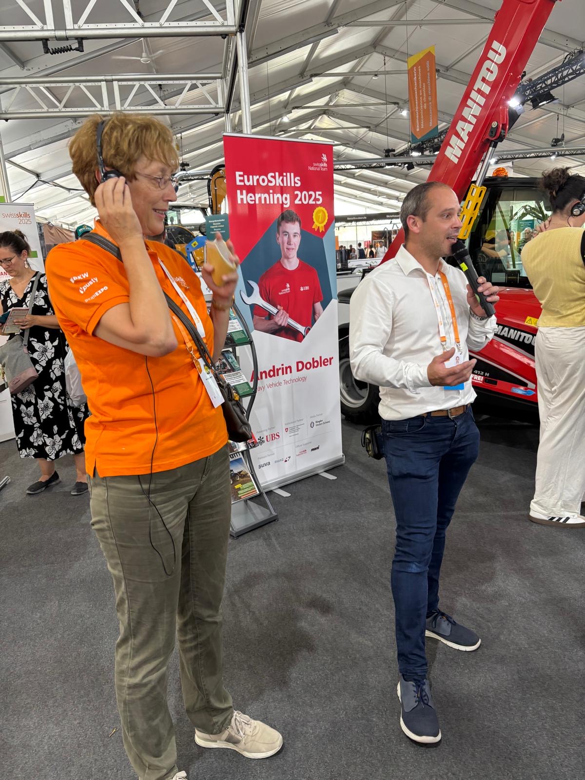 Corina Zingg als FH-Botschafter:in an den SwissSkills 2025