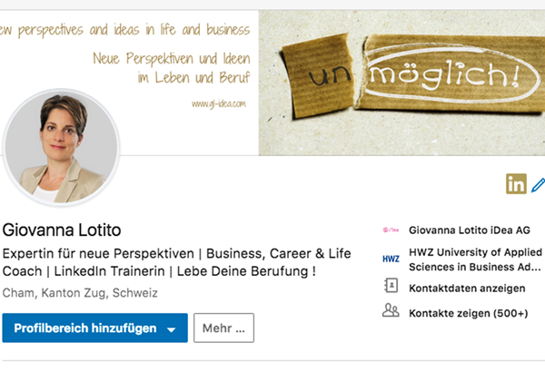 Wieso ein aussagekräftiges LinkedIn-Profil wichtig ist 