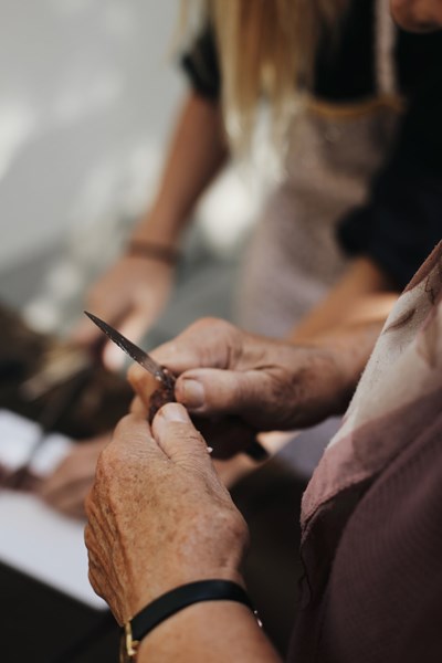 Nani beim Schnipsen.