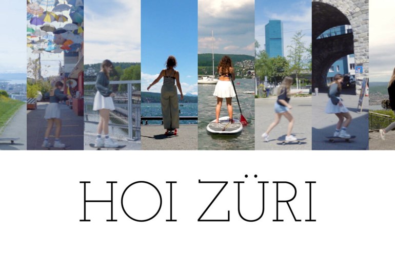 Ein Match-Cut-Video in Zürich 