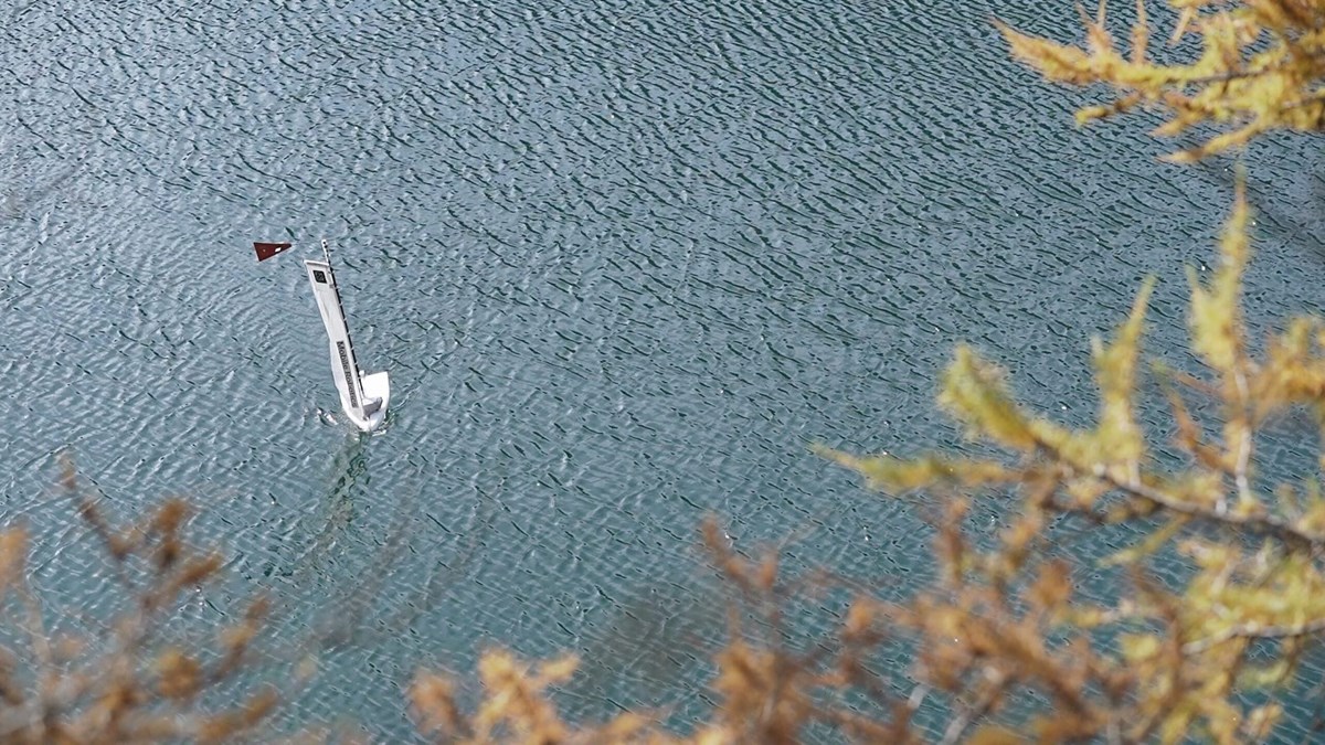 Jungfernfahrt auf dem Marmorerasee