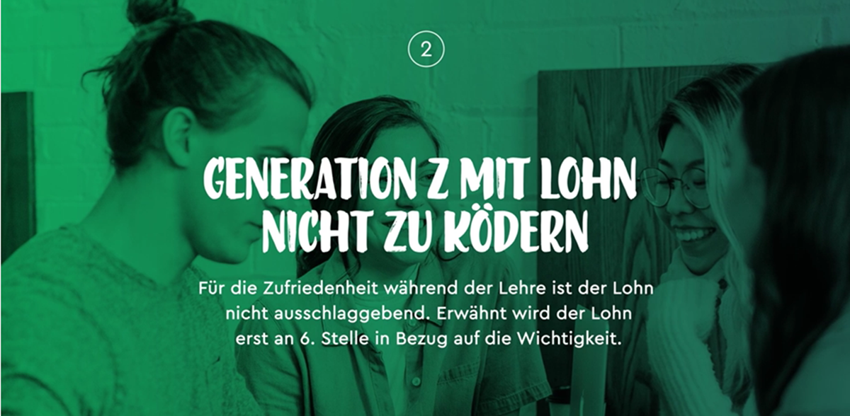 Generation Z ist mit dem Lohn nicht zu ködern - Anderes ist wichtiger